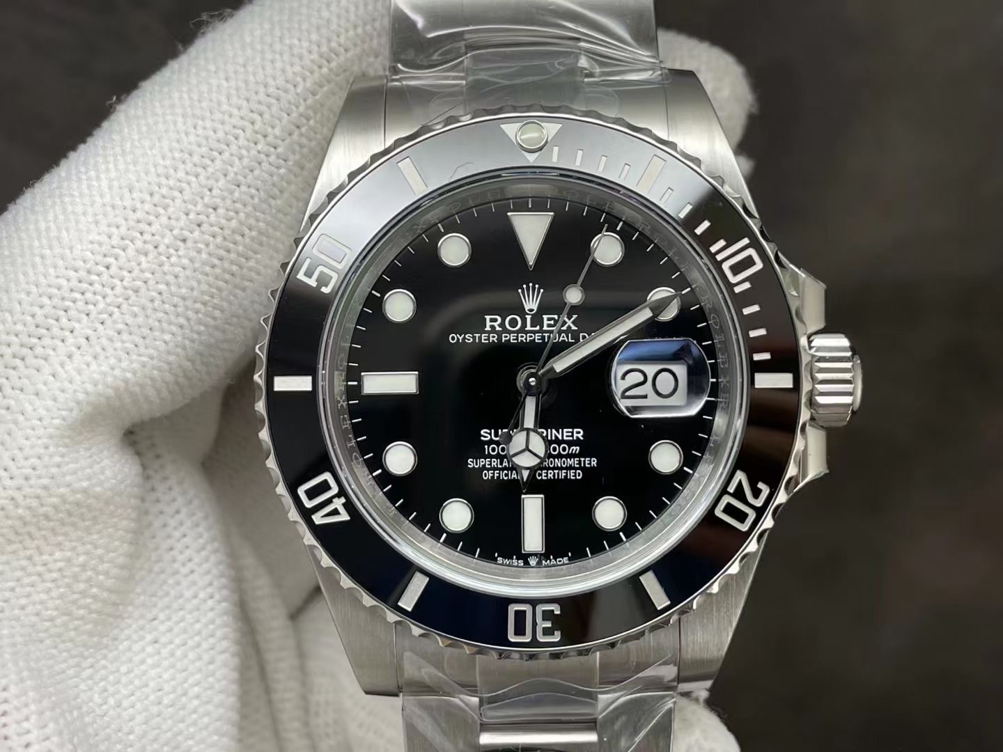 Rolex Submariner Rolex Date Black Dial 41mm Swiss Made 6A