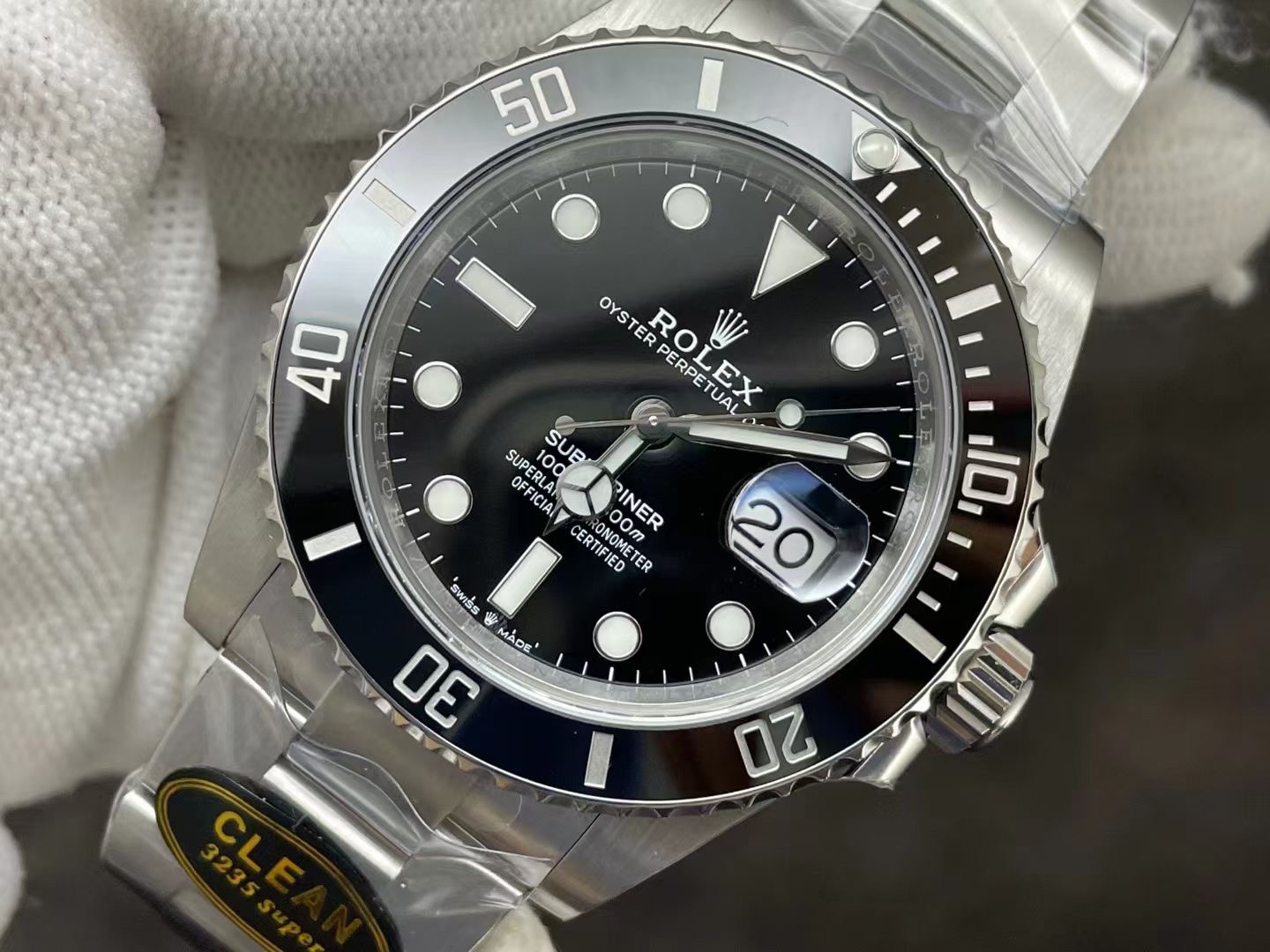 Rolex Submariner Rolex Date Black Dial 41mm Swiss Made 6A