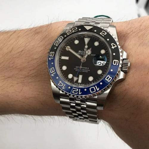 Rolex GMT MASTER II - BATMAN Stainless Steel Jubilee - Code: 78