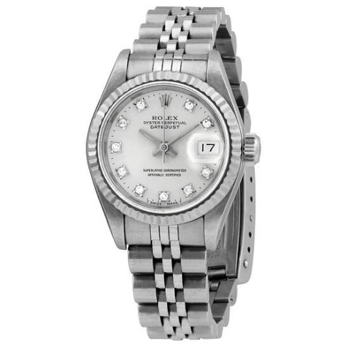 Rolex Datejust Automatic Diamond Silver Dial Ladies - Code: RLX054