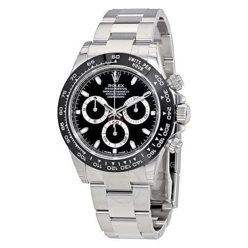 Rolex Cosmograph Daytona Black Dial Rolex Oyster Thick 12,4mm Swiss 6A - Code: VSF04