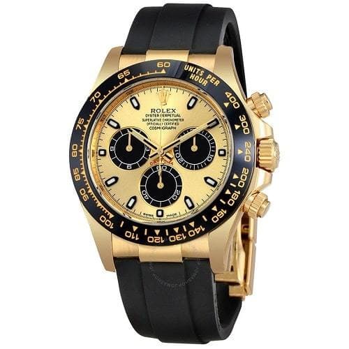 Rolex Cosmograph Daytona Chronograph Rubber strap Swiss Made - Code: 05