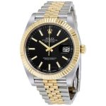 Rolex Datejust 36 Black Dial Steel and Yellow Gold Jubilee - Code: RLX048