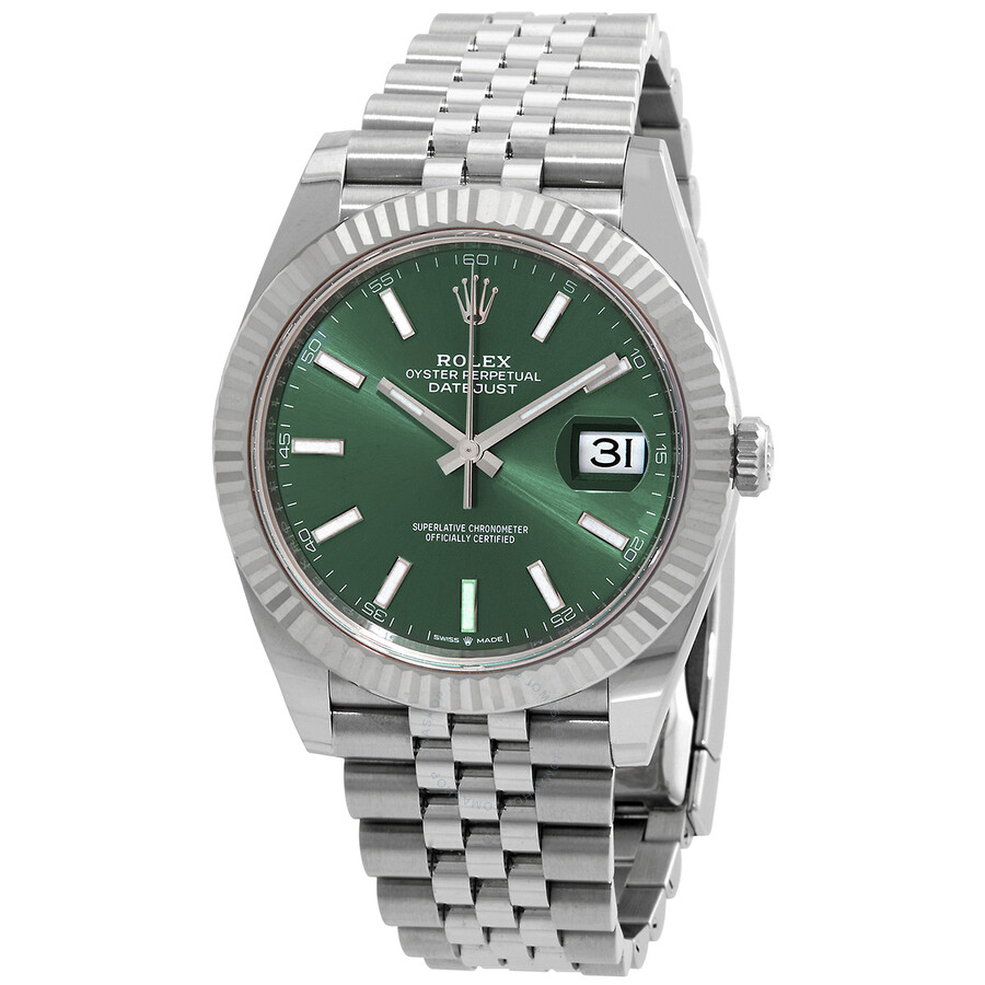 Rolex Datejust 41 Green Dial Automatic Swiss Made - Code: SW09