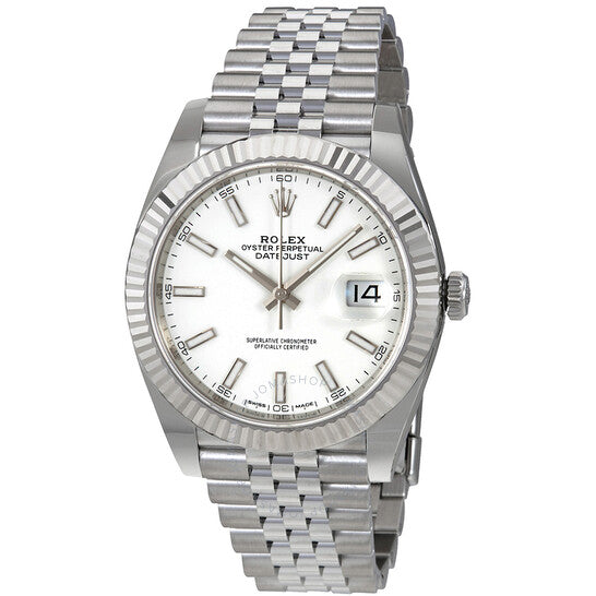 Rolex Datejust 41 White Dial Automatic Jubilee Code: RLX513