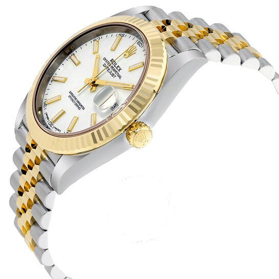 Rolex Datejust 36 White Dial Steel Yellow Gold Jubilee Code: RLX5121