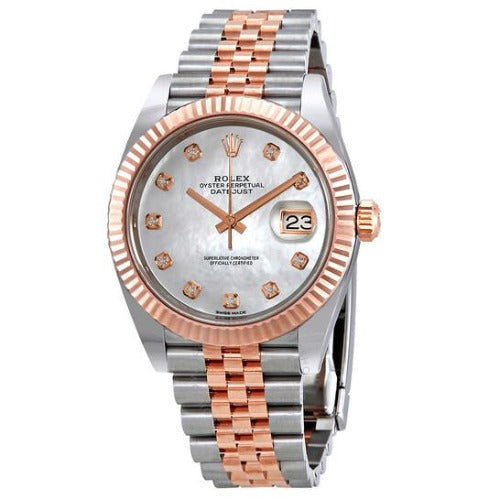 Rolex Datejust 36 Automatic Diamond Steel and 18ct Everose Gold Jubilee - Code: 112