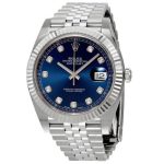 Rolex Datejust Blue Diamond Dial Automatic Swiss Made 6A