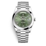 Rolex Date 40 Green Dial Automatic Platinum - Code: RLX040