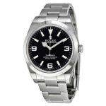 Rolex Explorer Black Dial Stainless Steel Rolex Oyster - Code: 74