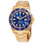 Rolex Submariner Rolex Date Blue Yellow Gold