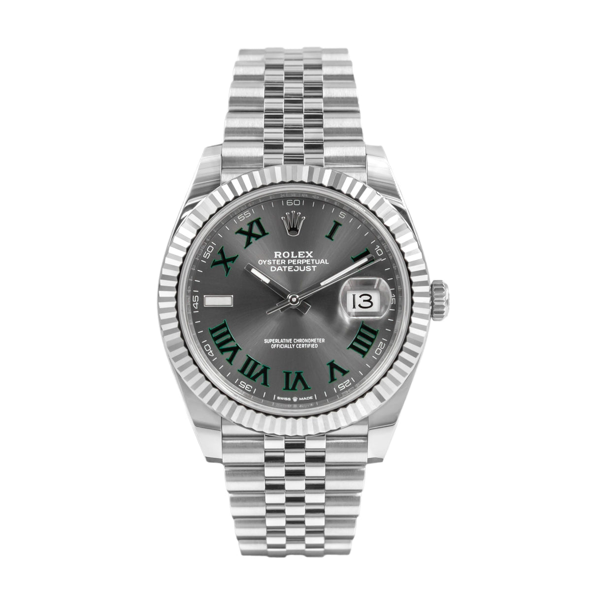 Rolex Datejust II Wimbledon Steel Silver Jubliee Swiss Made- Code: SW517