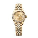 Lady Rolex Datejust 28 Yellow Gold Diamond Dial Jubilee Steel Swiss 6A - Code: VSF423