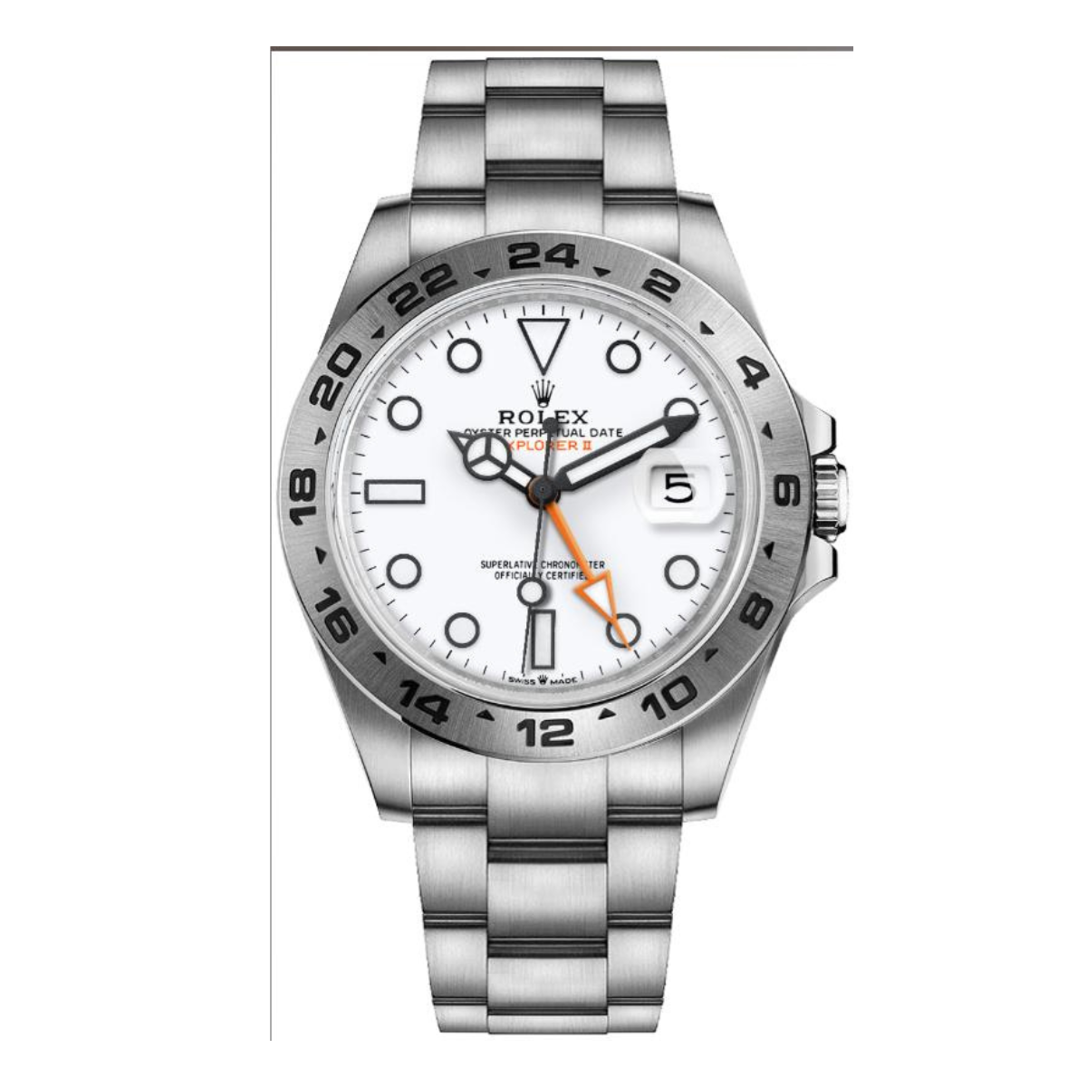 Rolex Explorer II 42mm White Dial Swiss Made 6A - Code: 6ASW76