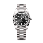 Rolex Day-Rolex Date 40 | REF. 228235 | Black Dial | Box & Papers | Silver