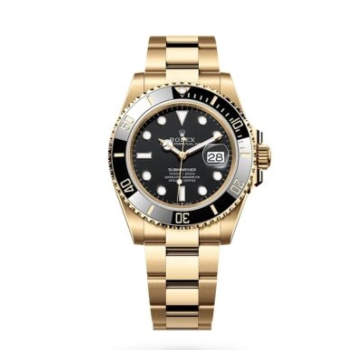 Rolex Submariner Rolex Date Rolex Oyster, 41 mm, yellow gold, REF: 126618LN