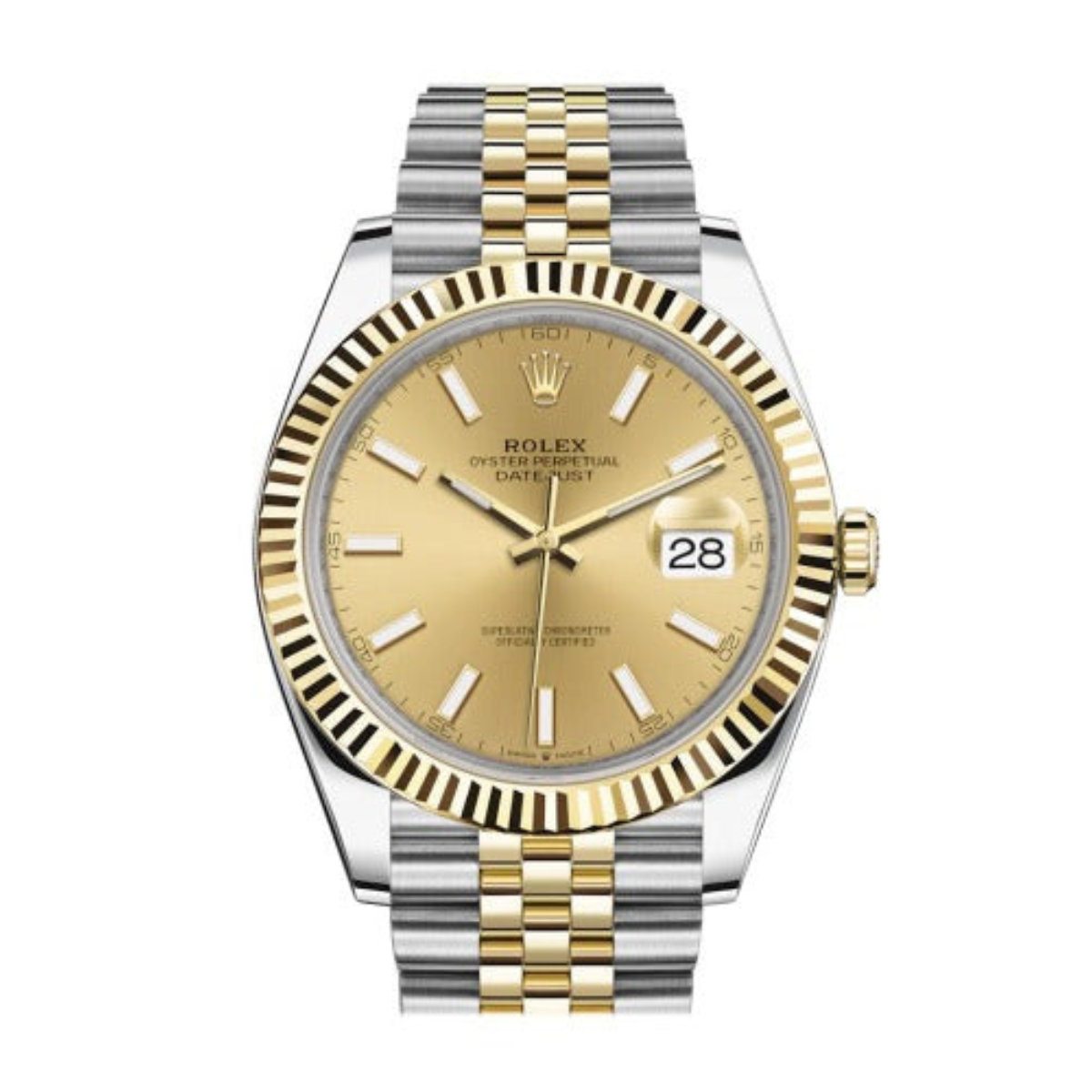 Rolex Datejust 36 Yellow Dial and Gold Jubilee Swiss Made - Code: SW0512